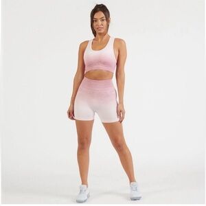 AYBL  Pink Ombre Seamless Shorts Size M